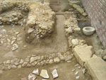 Раскопки Керкинитиды под стеклянной пирамидой в Евпатории