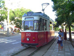 Отреставрированный трамвай ГОТА в Евпатории