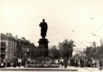 У памятника Н.А.Токареву
