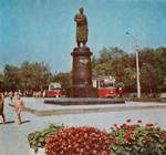 У памятника Н.А.Токареву