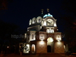 Свято-Николаевский собор в Евпатории ночью
